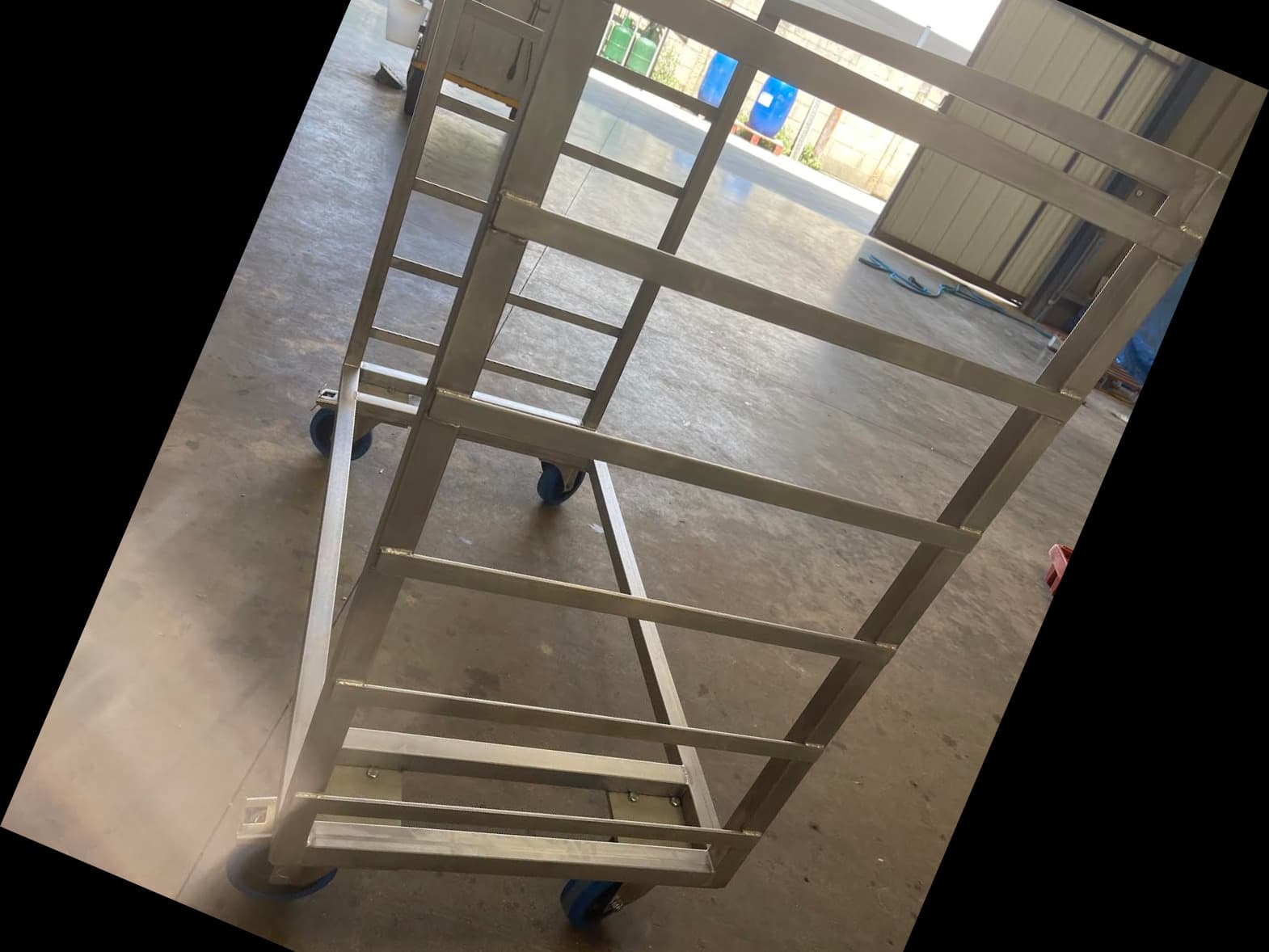 Chariot echelle Acier Inoxydable